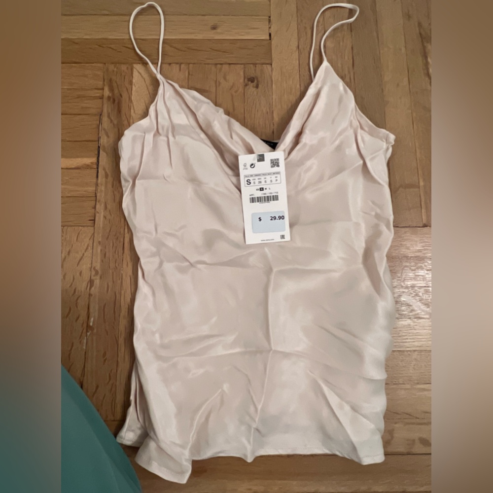 Zara satin top